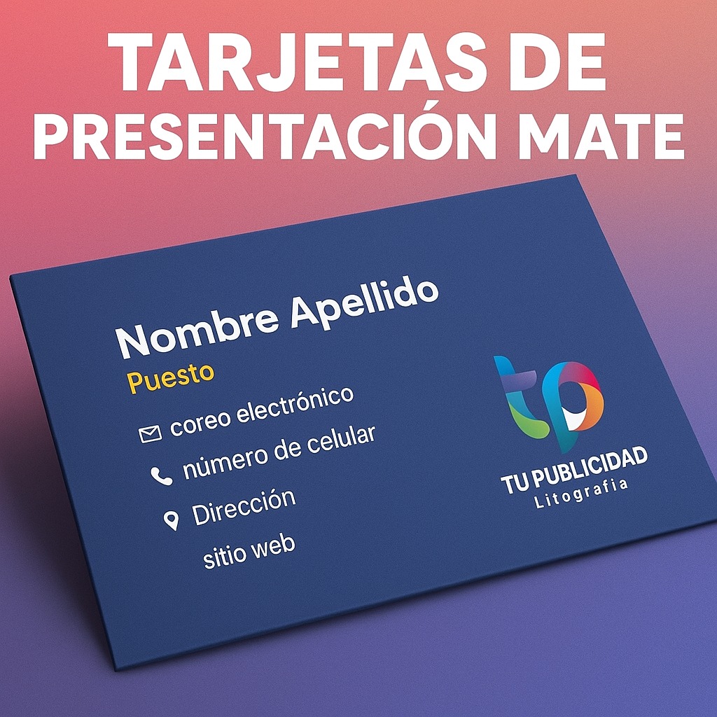 Impresión de tarjetas de presentación profesionales en Medellín.